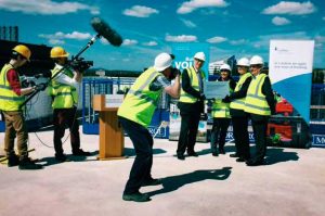 University of Birmingham’s new library topping out ceremony