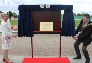 History Plate to Birmingham Moseley Rugby