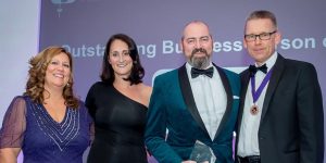 Image of Tont elvin winning an award