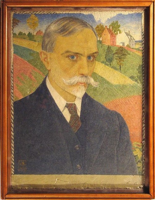 Joseph Southall self-portrait